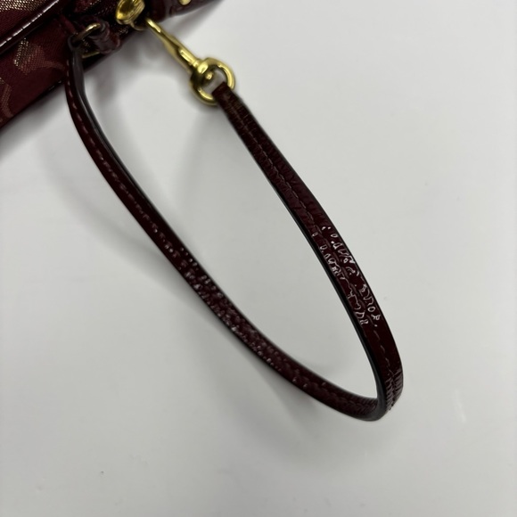 Coach Mini Monogram Wristlet - Picture 8 of 10